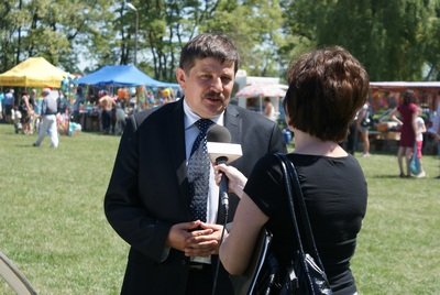 Dyrektor Mirosław Worobik - wywiad dla TVP Lublin photo by PszczeliPark