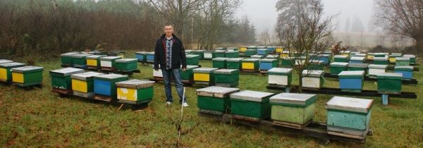 Tomasz Stanek absolwent Technikum Pszczelarskiego w Pszczelej Woli
